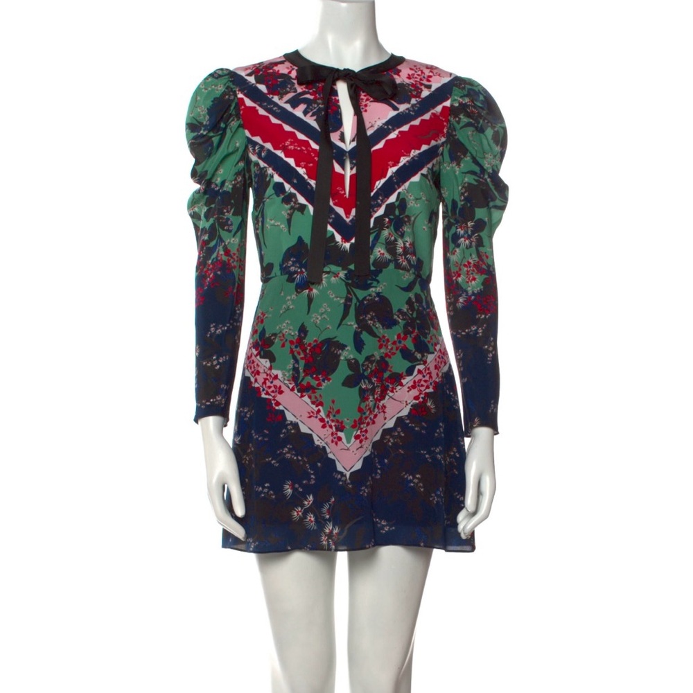Saloni silk dress
